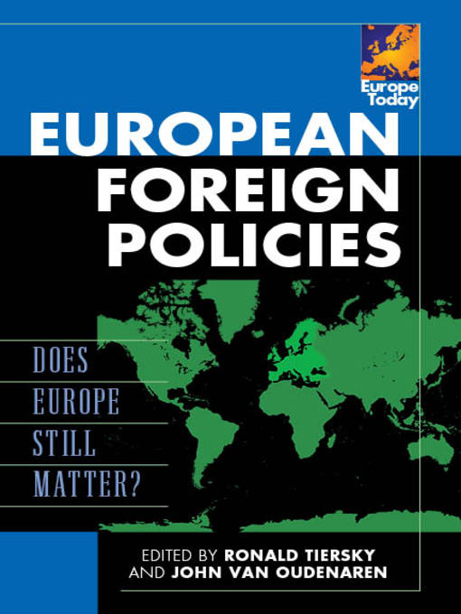 Title details for European Foreign Policies by Ronald Tiersky - Wait list